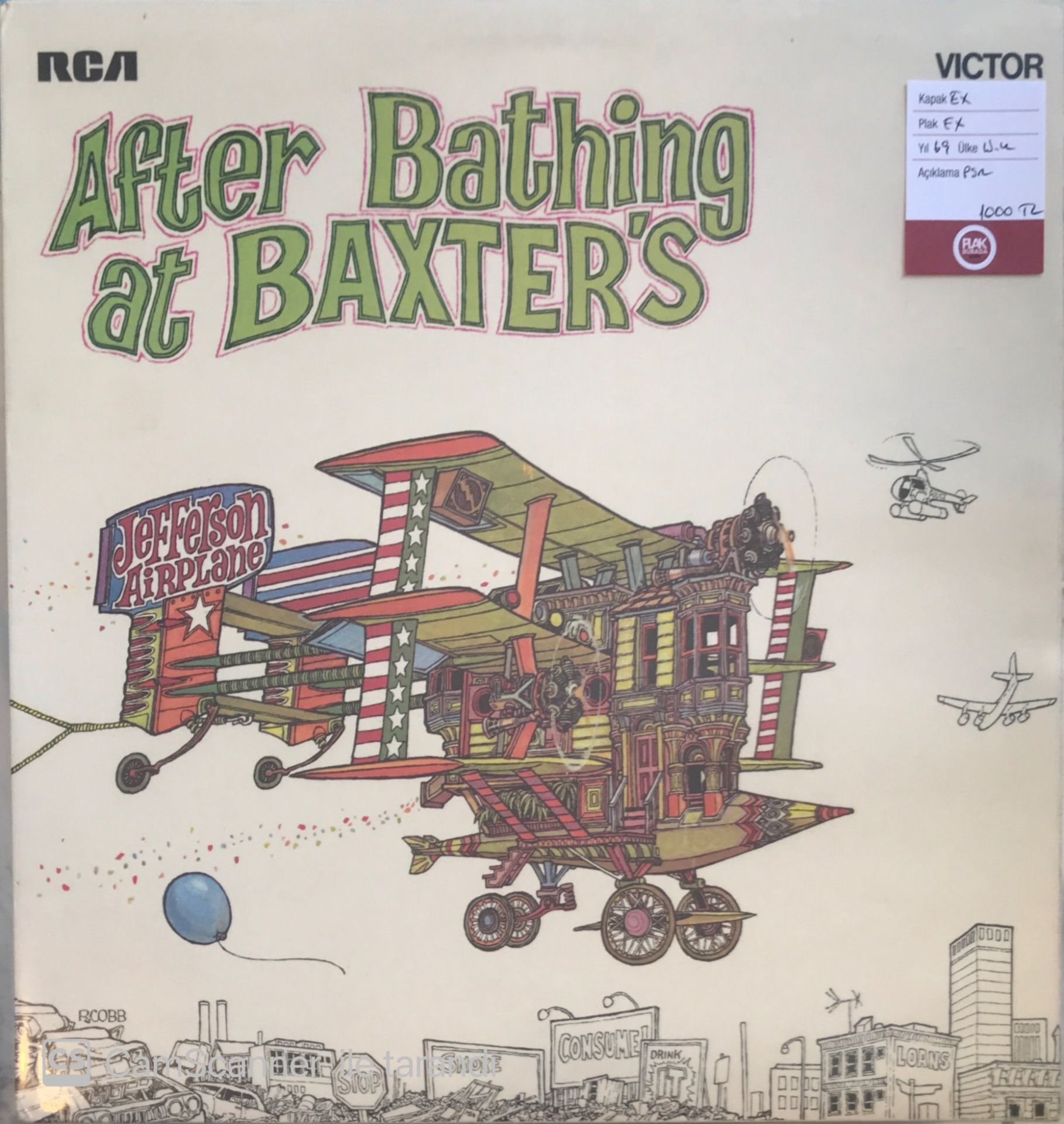 Jefferson Airplane – After Bathing At Baxter's LP
